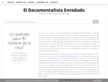 Tablet Screenshot of documentalistaenredado.net